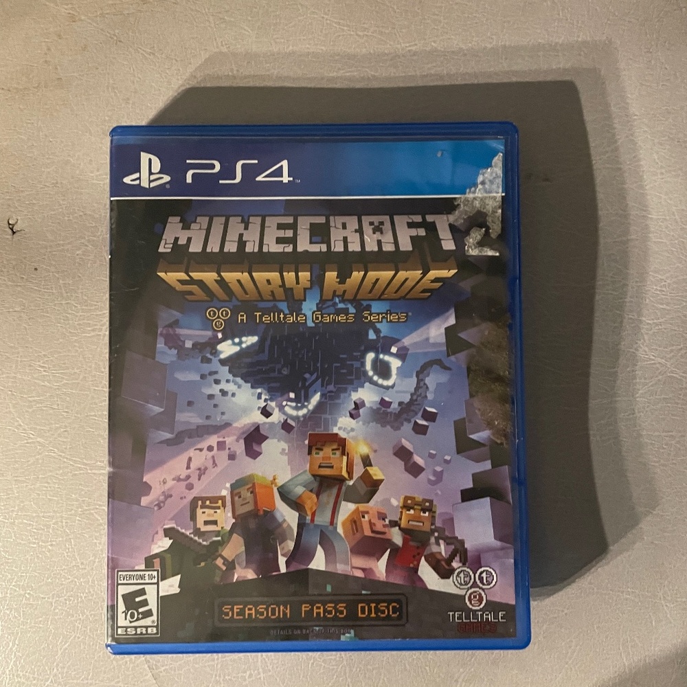 PS4. Minecraft story mode